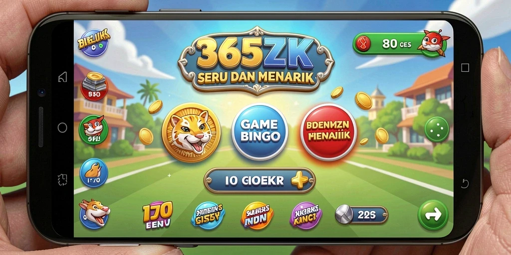 Tampilan gameplay seru dan interaktif dari Bingo di 365ZK.