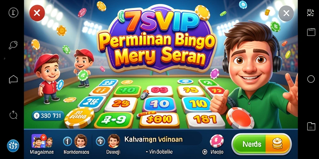 Tampilan menarik dari gameplay Bingo 7SVIP.
