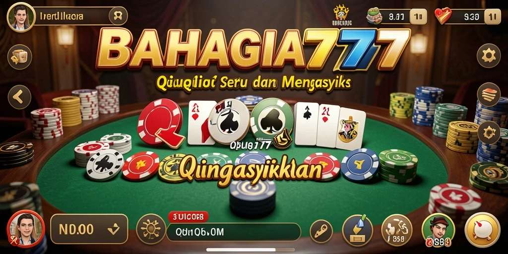 Tampilan gameplay QiuQiu BAHAGIA777 yang menarik dan interaktif.