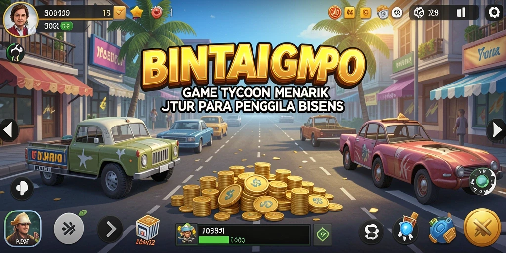 Tampilan menarik dari gameplay Tycoon BINTANGMPO.