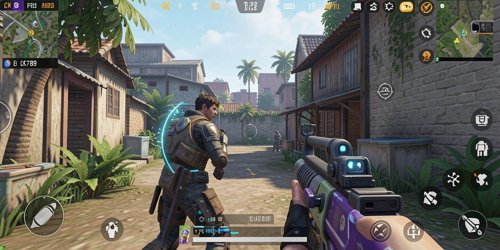 Gameplay dinamis CK789 dalam pertempuran FPS yang mendebarkan.