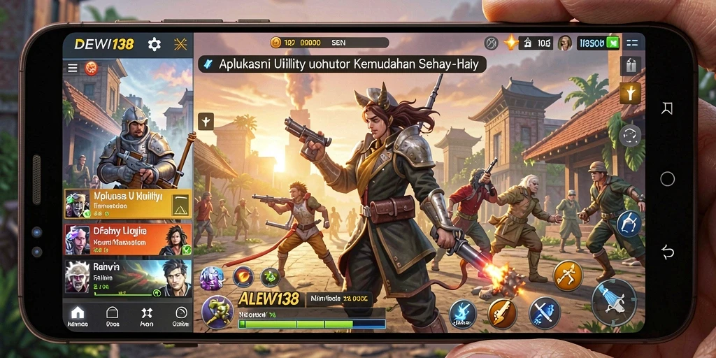 Tampilan antarmuka DEWI138 yang sederhana dan efektif.