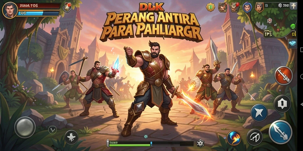 Tangkapan layar dari gameplay DKK yang penuh aksi.
