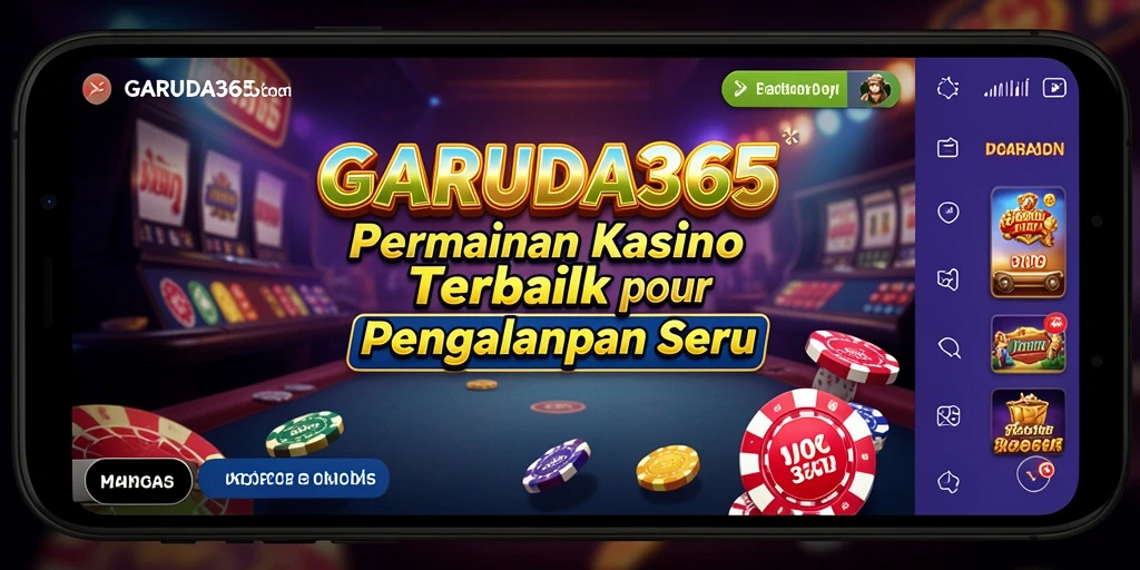 Screenshot GARUDA365 menampilkan gameplay seru dan grafis menarik dalam dunia Kasino.