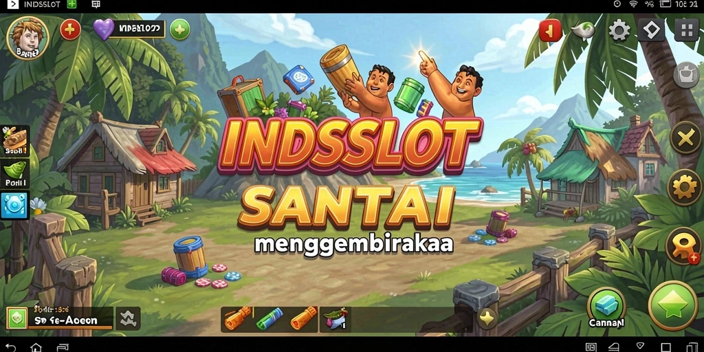 Screenshot permainan INDSLOT menunjukkan tampilan slot yang menarik dan penuh warna.