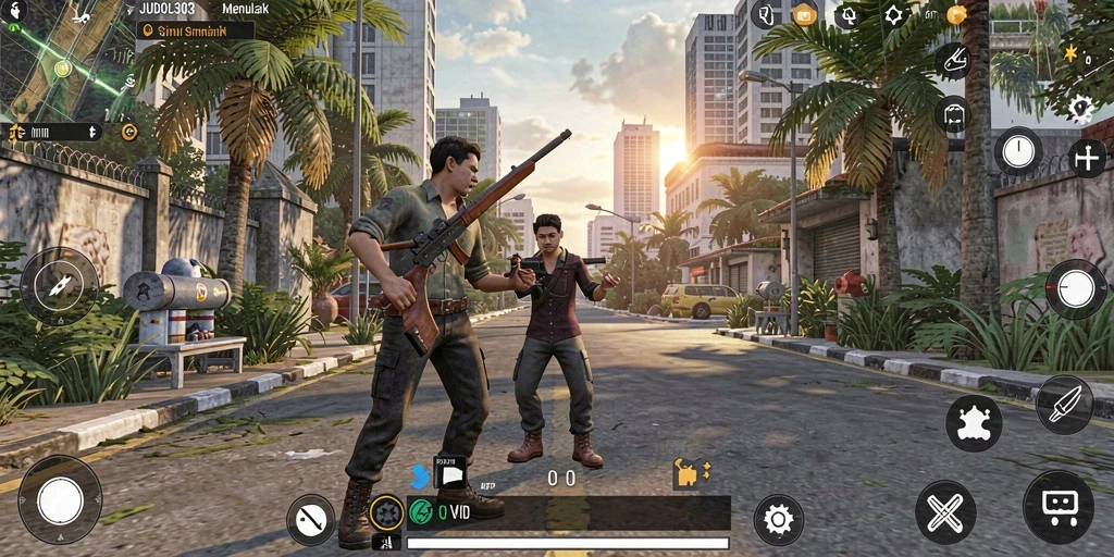 Screenshot JUDOL303 yang menunjukkan gameplay simulasi yang mendalam