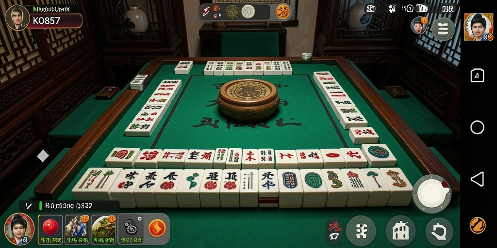 Tampilan menarik dalam gameplay Mahjong yang seru.