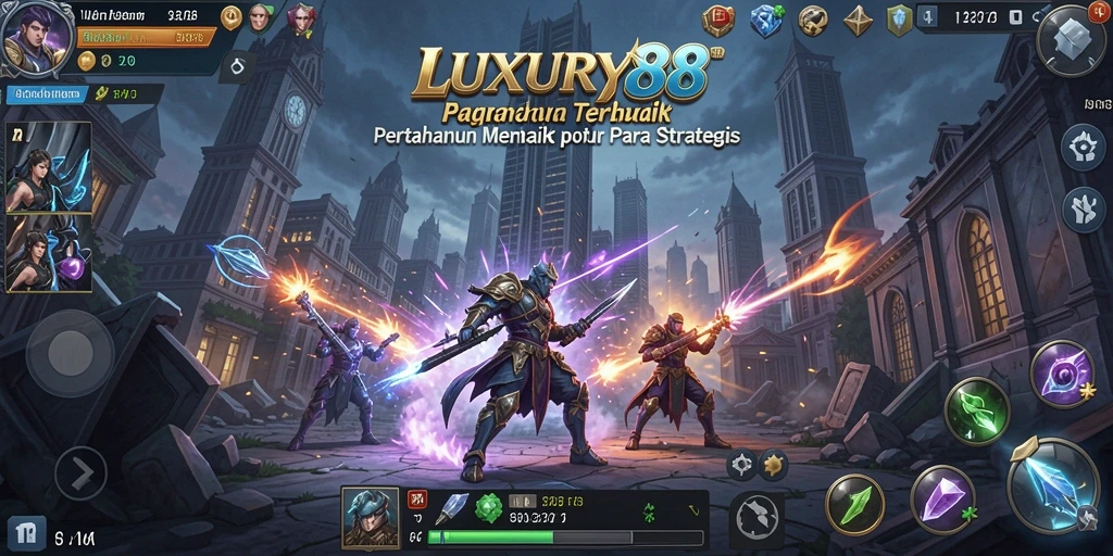 Tampilan gameplay LUXURY88 yang menegangkan dan menakjubkan.