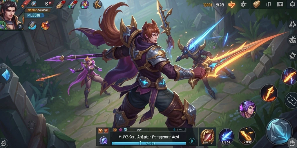 Tampilan menakjubkan dari gameplay ARPG MLBB8.