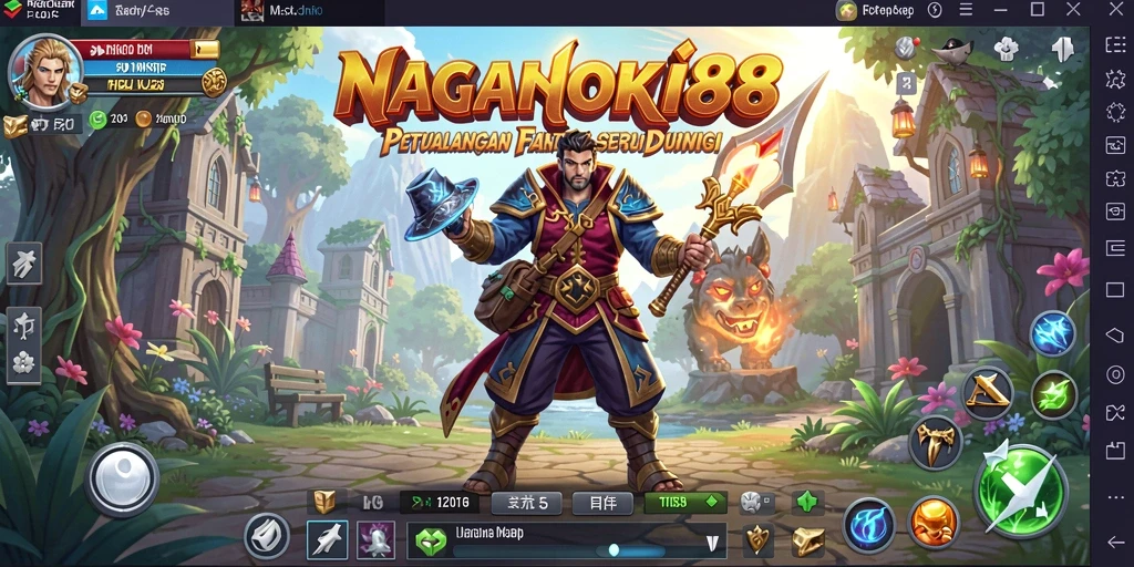 Tangkapan layar menunjukkan aksi pertarungan epik dalam <strong>NAGAHOKI88</strong>.