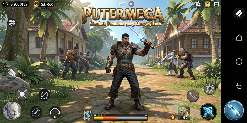 Gameplay PUTERMEGA yang menarik dan interaktif.