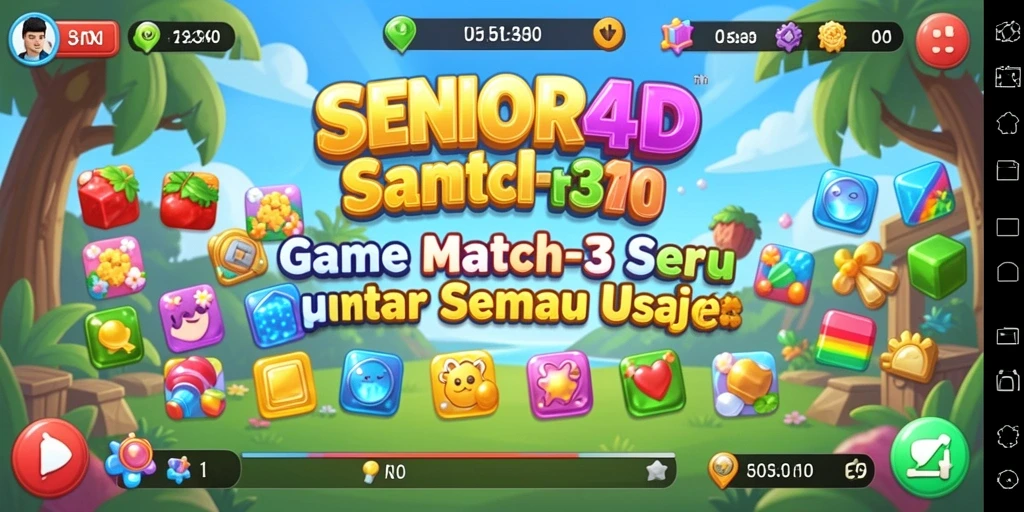Tampilan gameplay <strong>SENIOR4D</strong> yang menarik dan seru.