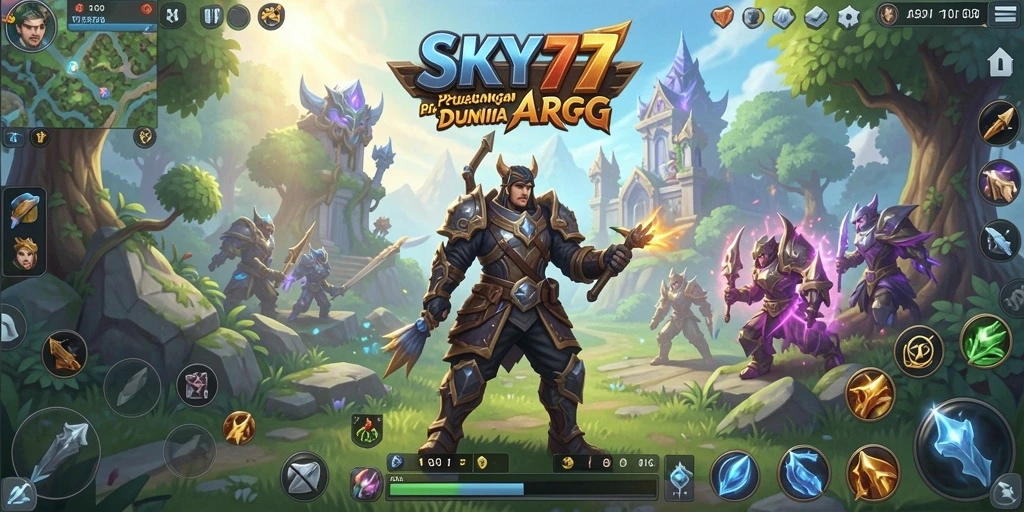 Tampilan gameplay ARPG yang menegangkan dan penuh aksi.