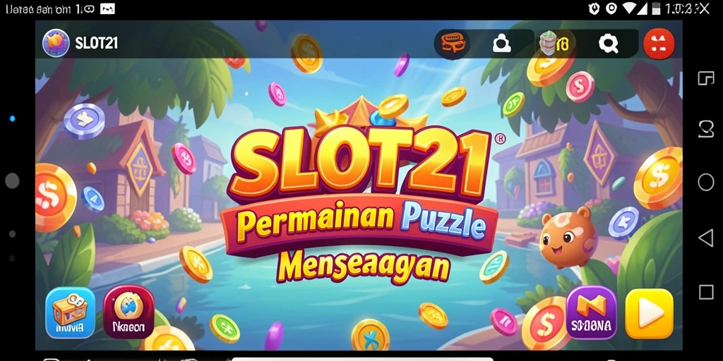 Gameplay SLOT21 yang seru dan menegangkan di setiap level.