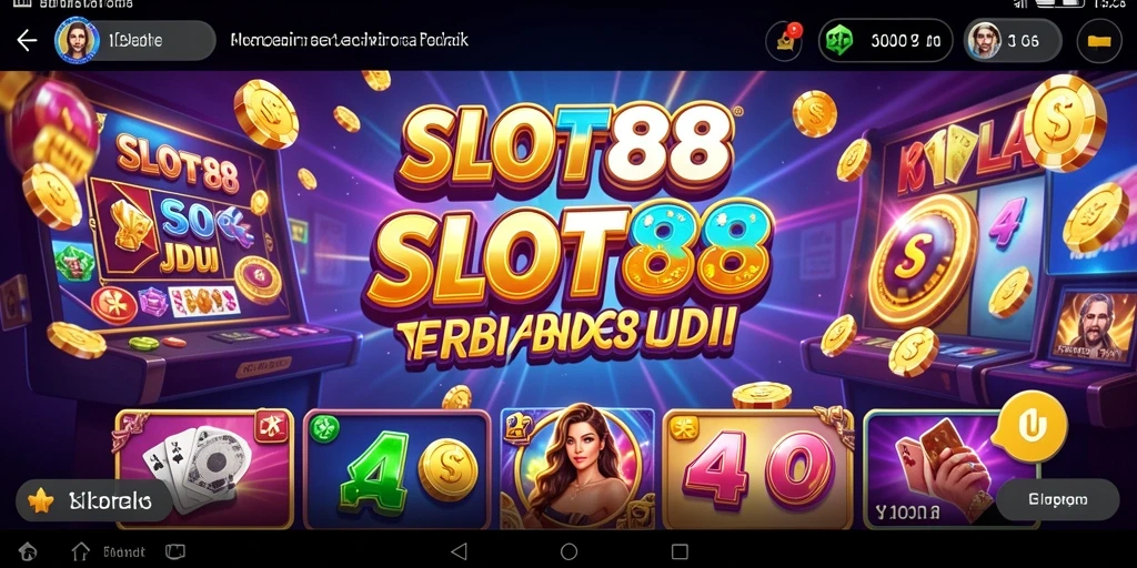 Tampilan gameplay SLOT88 yang menarik dan penuh warna.