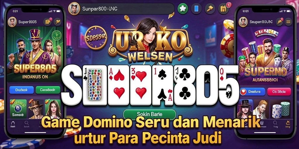 Screenshot gameplay Domino SUPER805 yang penuh aksi dan seru.