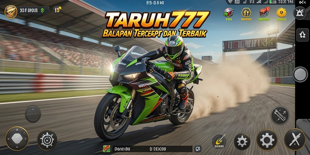 Tampilan aksi mendebarkan dalam gameplay Motor Racing.