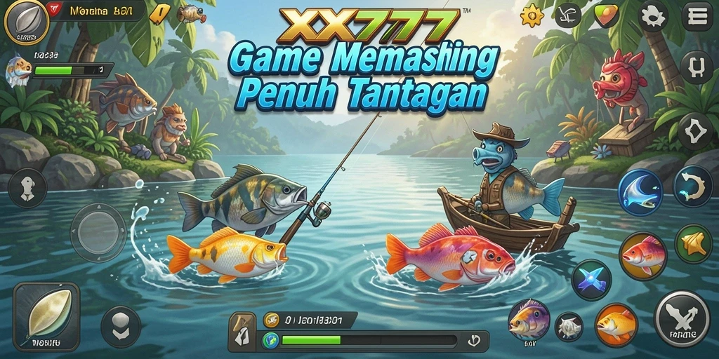 Gameplay memancing yang seru dan menantang di XXX777.